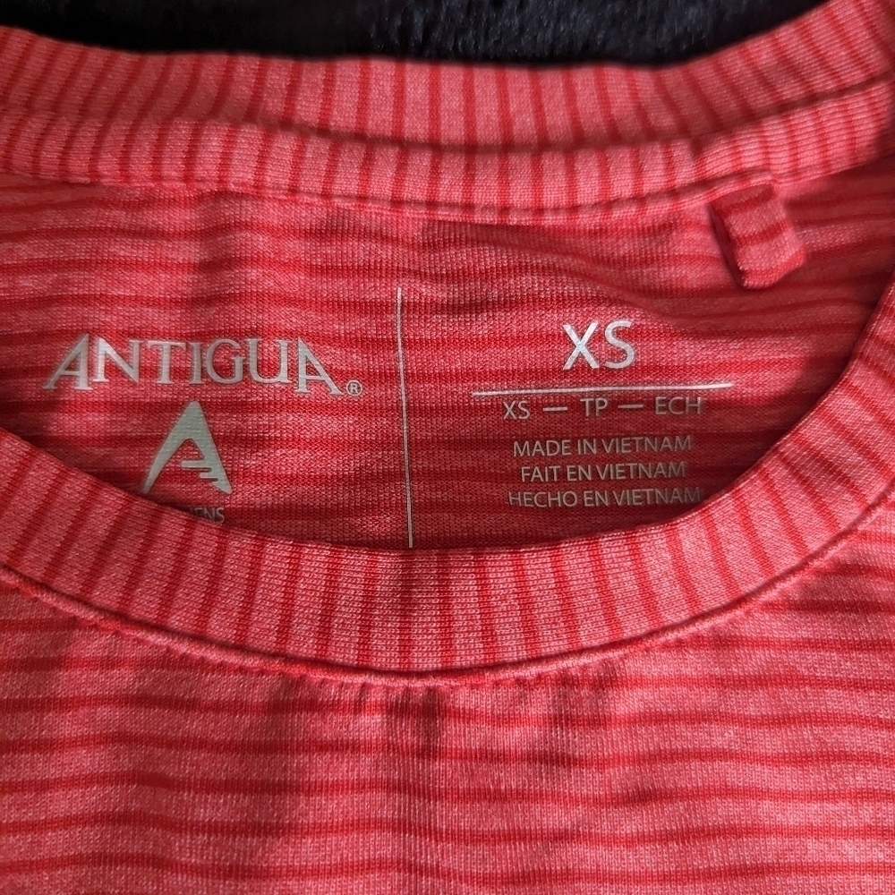 EUC Antigua Red Corset Lace Hammer Strength Tank XS - Picture 3 of 4